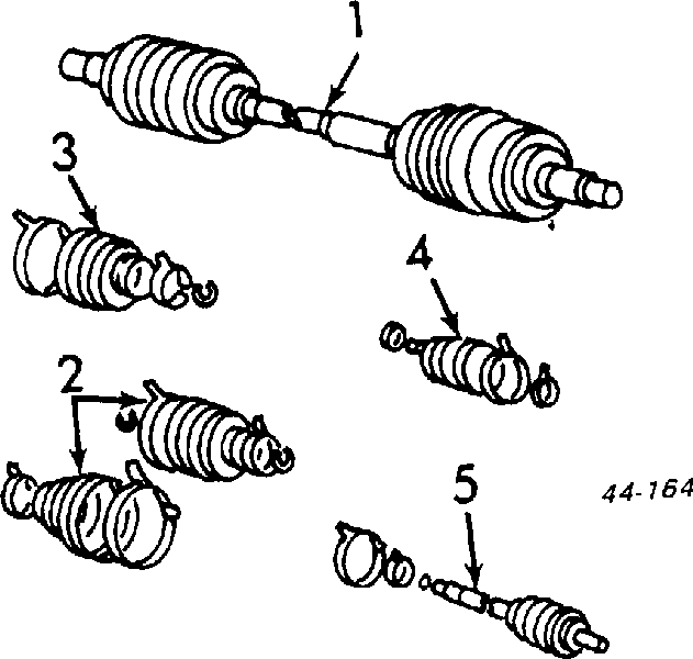 4341032023 Toyota junta homocinética exterior delantera