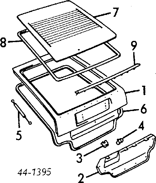  Amortiguador de maletero para Toyota Corolla E8