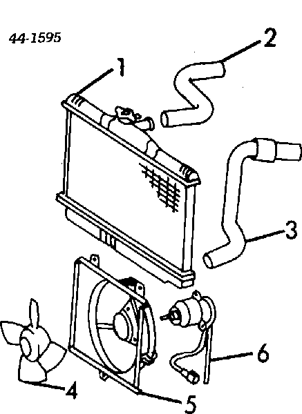 1657174090 Toyota tubo de refrigeración, termostato