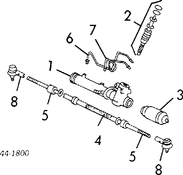 4550319056 Toyota barra de acoplamiento