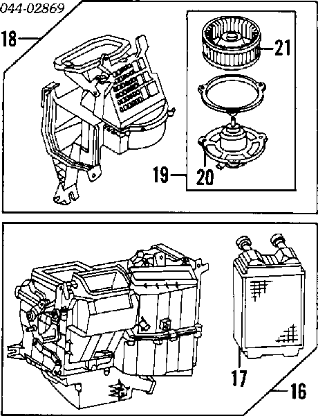  Motor eléctrico, ventilador habitáculo para Mazda MX-3 EC