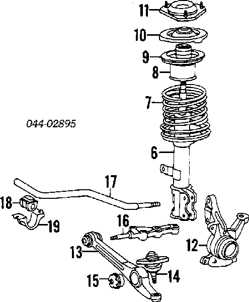 4813132380 Toyota muelle de suspensión eje delantero