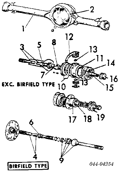 4851169037 Toyota amortiguador trasero