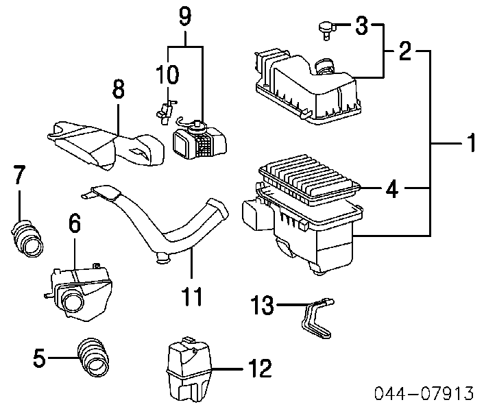  Válvula, AGR para Toyota Sienna L2