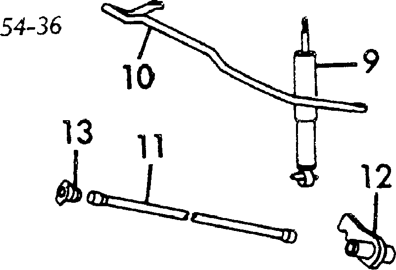 MMB176291 Mitsubishi amortiguador delantero