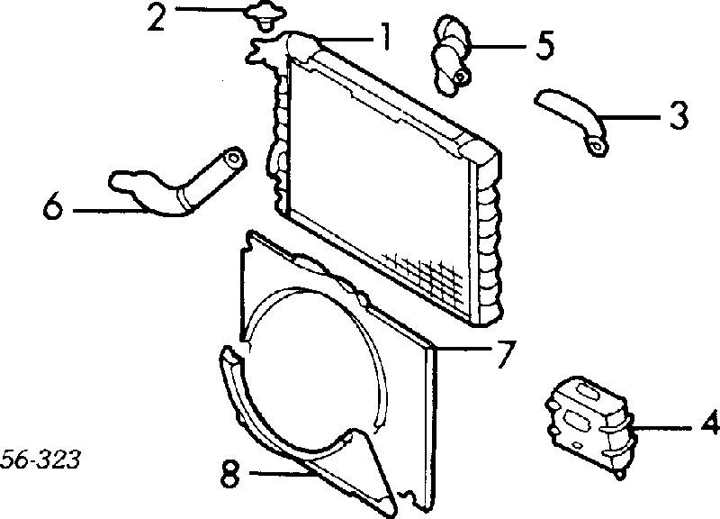 8944033110 Isuzu correa trapezoidal