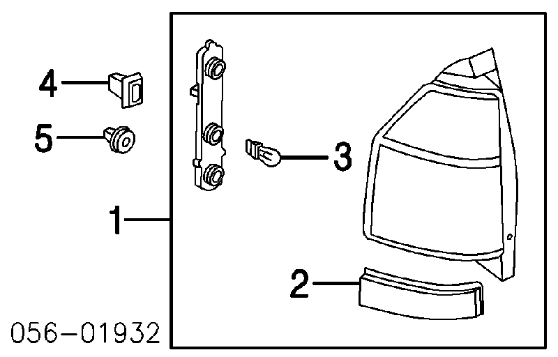 8124501080 Isuzu bombilla de xenon