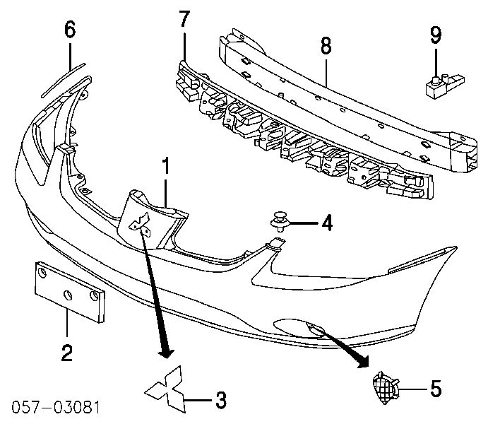 MU000695 Mitsubishi 