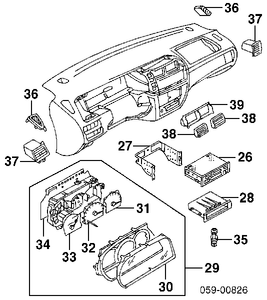 91176677 General Motors freno de disco delantero