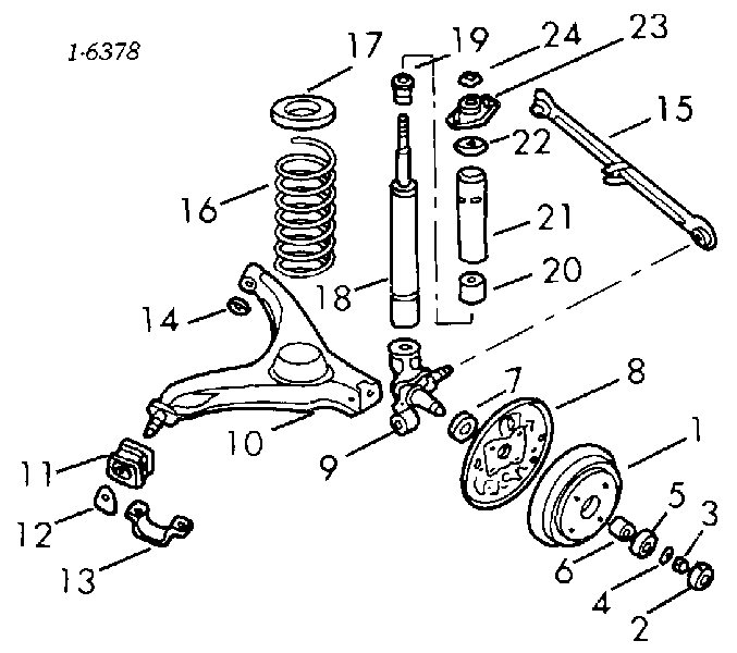 4620260B02 Suzuki brazo suspension (control trasero inferior izquierdo)