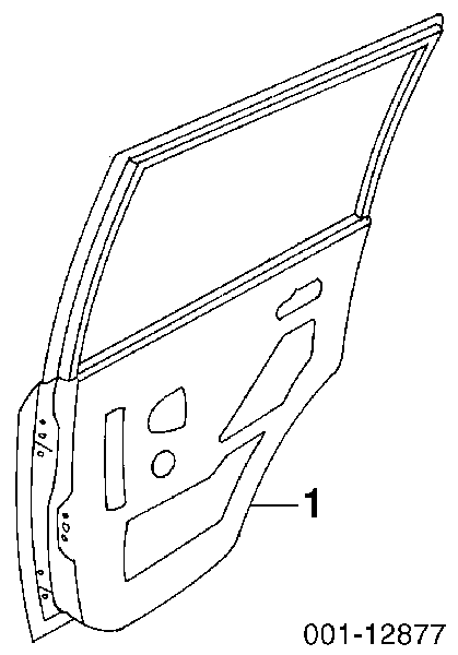  Puerta trasera izquierda para Suzuki Grand Vitara FT, GT