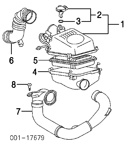 178010D020 Toyota filtro de aire