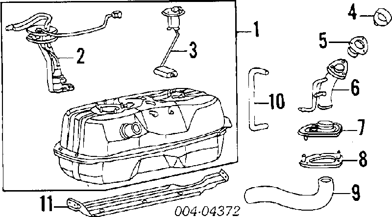 MB831263 Mitsubishi bomba de combustible eléctrica sumergible