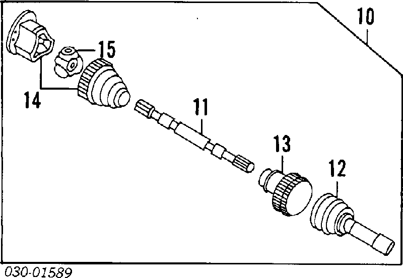 Junta homocinética interior delantera 3974131G25 Nissan