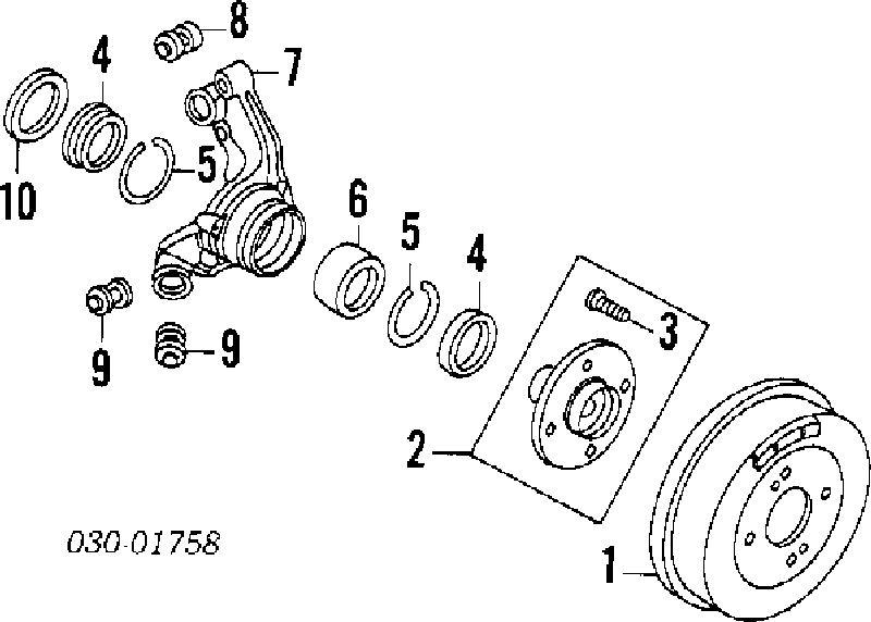 4621040R00 Nissan tubo flexible de frenos trasero