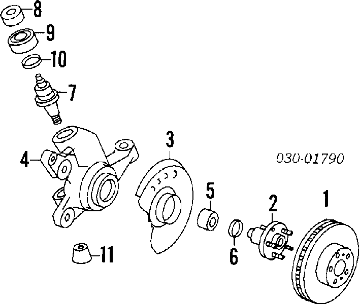 4021033P07 Nissan cojinete de rueda delantero