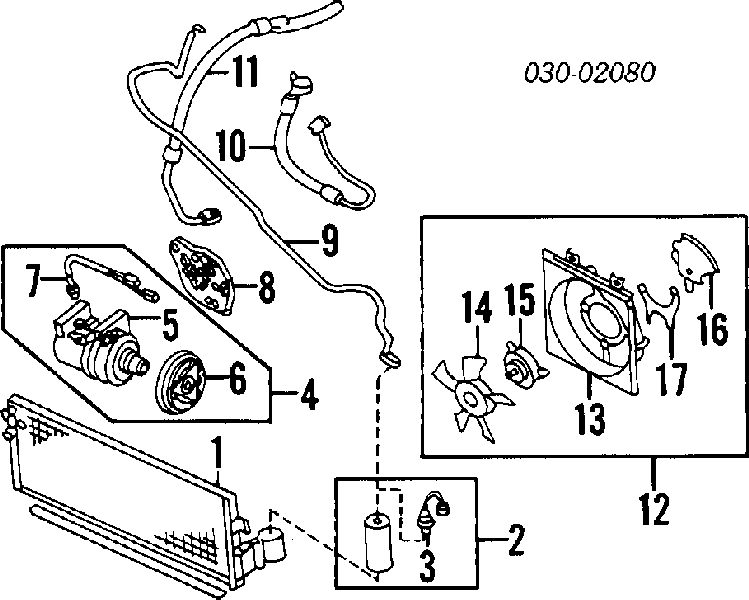 9260065Y02 Nissan compresor de aire acondicionado