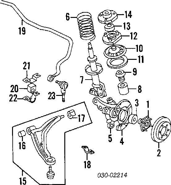 5450150A00 Nissan barra oscilante, suspensión de ruedas delantera, inferior izquierda