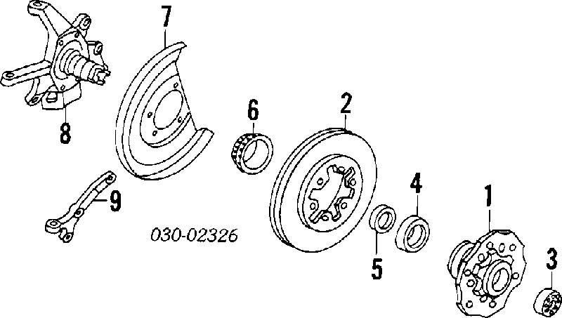  Anillo retén, cubo de rueda delantero para Nissan Urvan E24