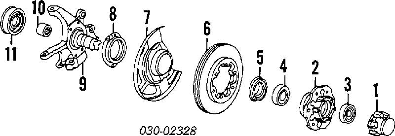 40206VJ200 Nissan freno de disco delantero