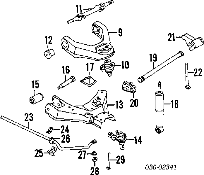 5611046G25 Nissan amortiguador delantero