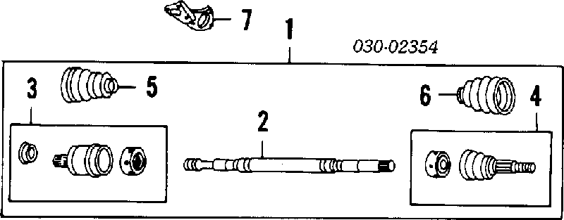 3924110E27 Nissan fuelle, árbol de transmisión delantero exterior