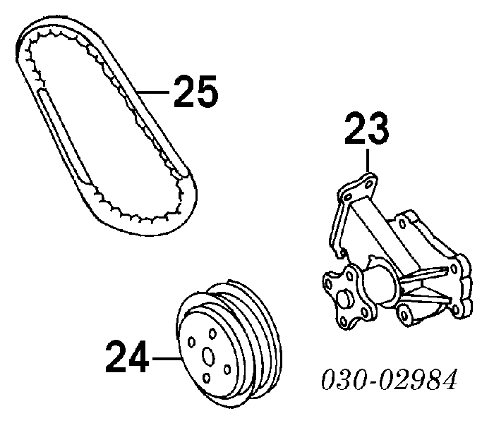 2101088R00 Nissan bomba de agua