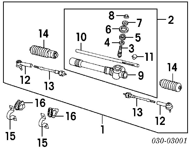 4852150Y27 Nissan barra de acoplamiento