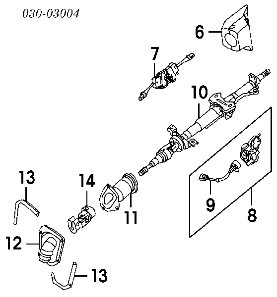  Interruptor de encendido / arranque para Nissan Vanette C23