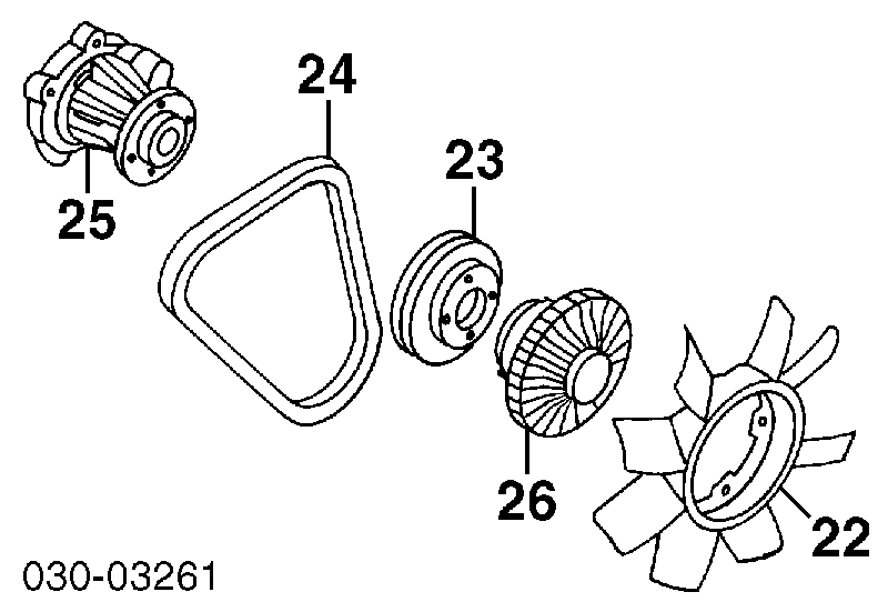 Embrague, ventilador del radiador SV5039S Polcar