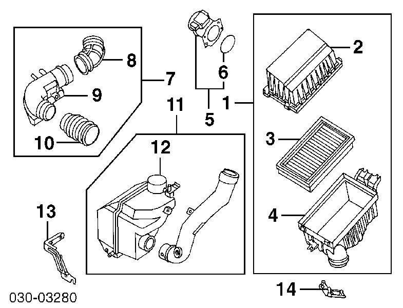 226802J200 Nissan sensor de flujo de aire/medidor de flujo (flujo de aire masibo)