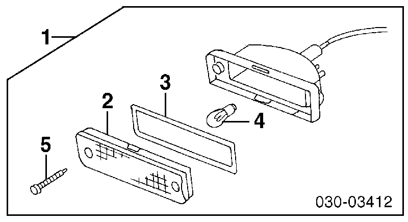 2612656L00 Nissan cristal de luz de intermitente izquierdo