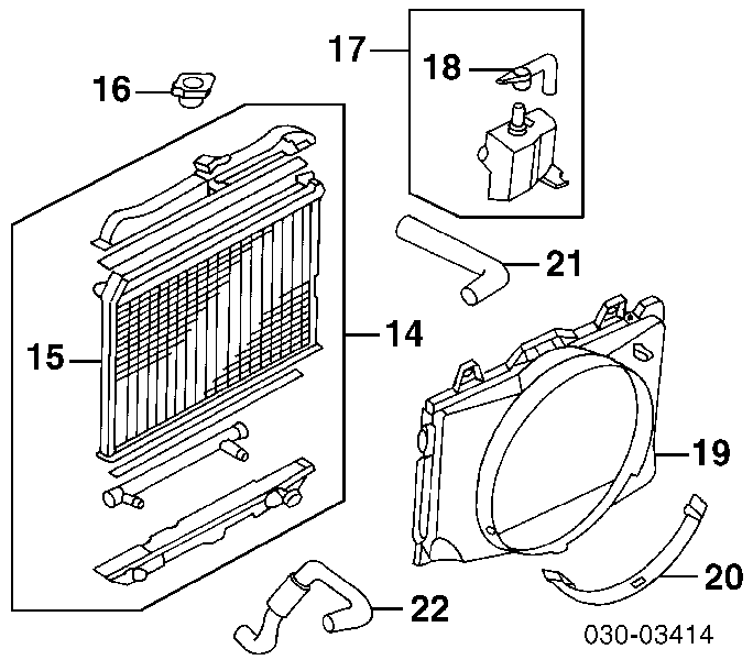 214304B700 Nissan tapa de radiador