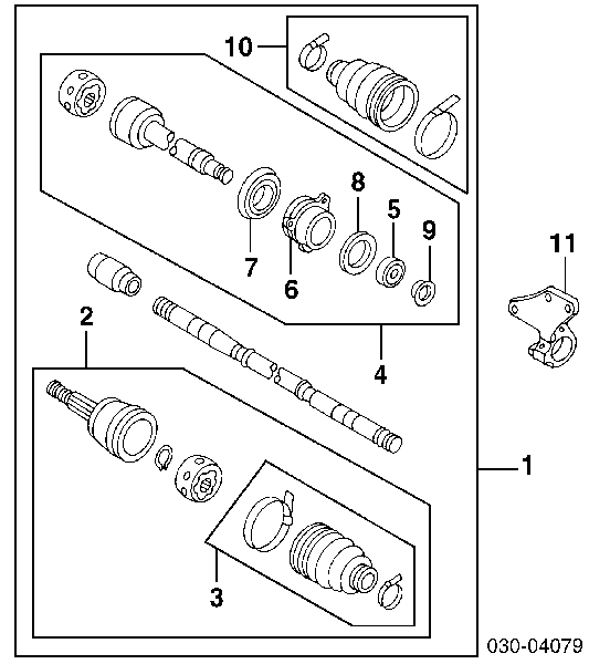 397119E000 Nissan junta homocinética interior delantera