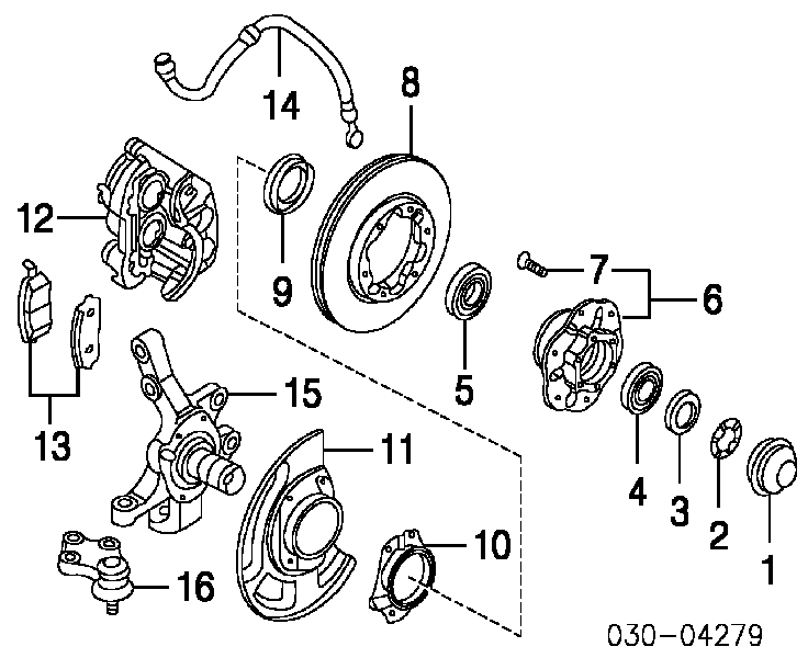 40206VE400 Nissan freno de disco delantero