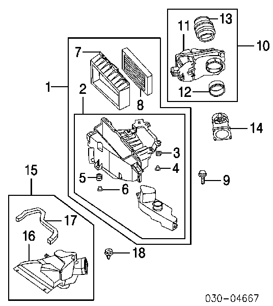 226806N201 Renault (RVI) sensor de flujo de aire/medidor de flujo (flujo de aire masibo)