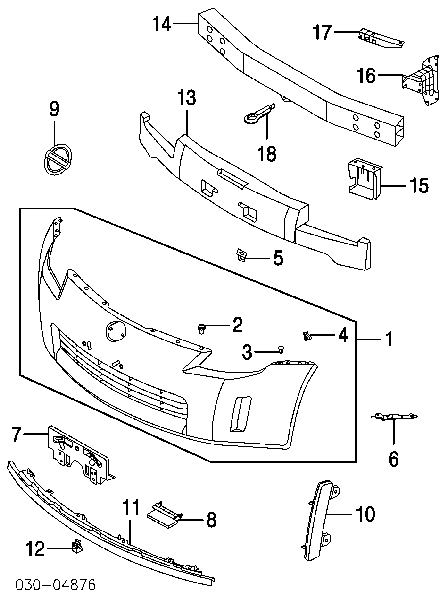  Clips de fijación de parachoques delantero para Nissan Q40 