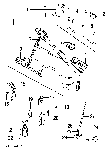  Tapa del tanque de combustible para Nissan Rogue T32U