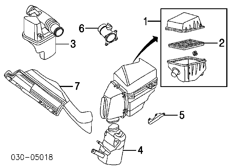 226808J000 Nissan sensor de flujo de aire/medidor de flujo (flujo de aire masibo)