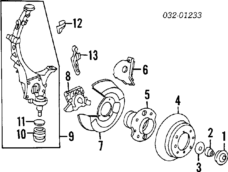 Pinza de freno trasero derecho 43018SS0000 Honda