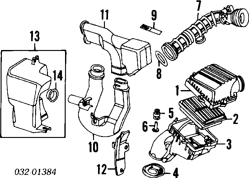 17220P07000 Honda filtro de aire