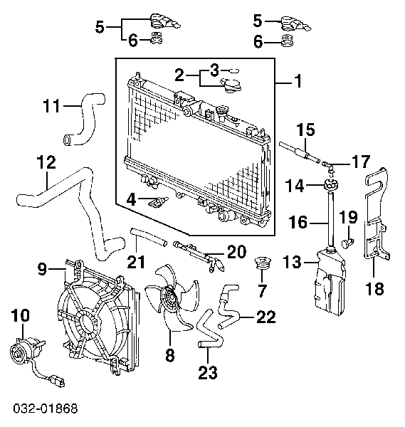 Tapa de radiador A2503 Polcar