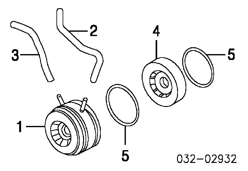  Anillo de sellado del intercambiador de calor de aceite para Honda Civic 4 