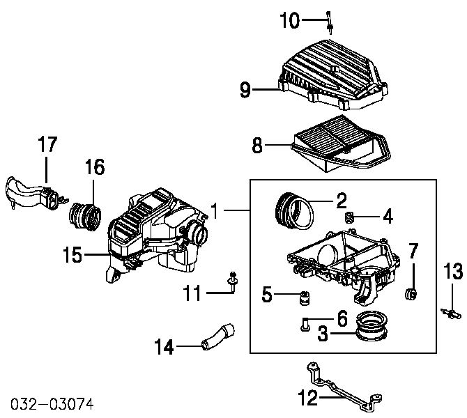 17212PN3000 Honda 