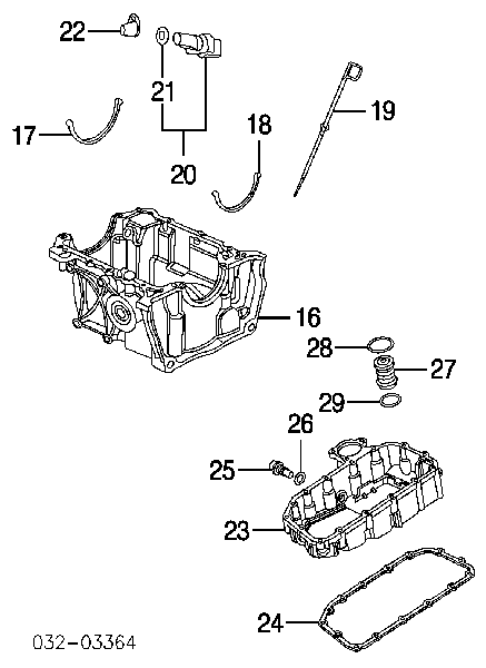 Junta, tornillo obturador caja de cambios 90471PX4000 Honda