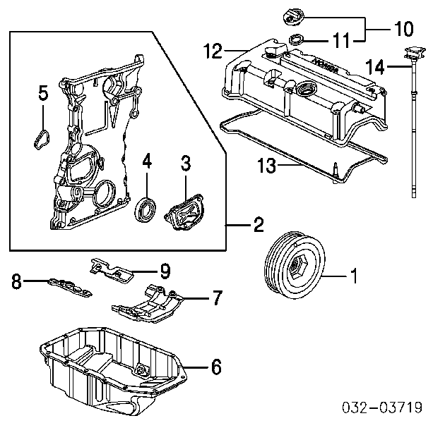 Junta, tapa de tubo de llenado de aceite 15613PC6000 Honda