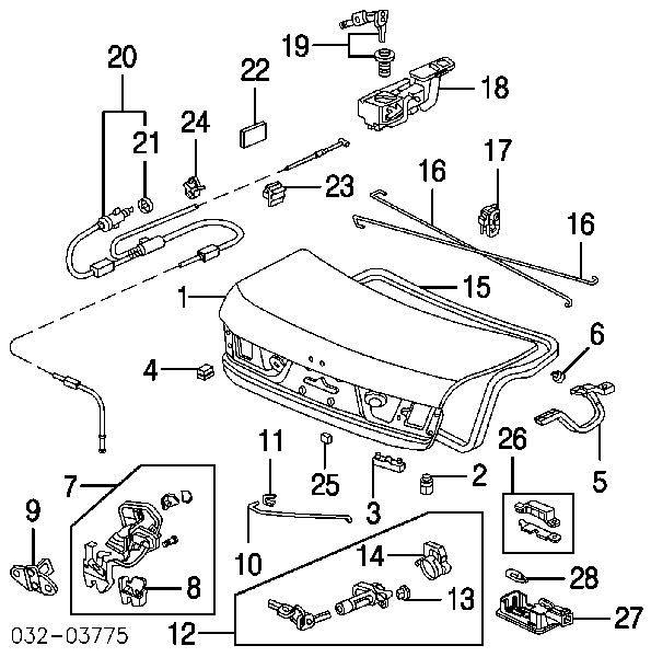 74852SDAA21 Honda 