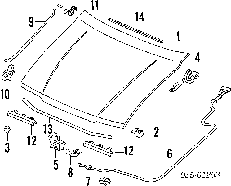  Capó del motor para Mazda 323 BG