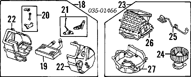 BR7061B10 Mazda motor eléctrico, ventilador habitáculo