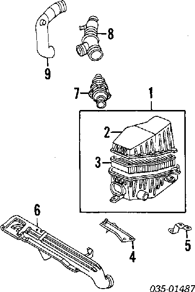 Caudalímetro JE5013210 Mazda